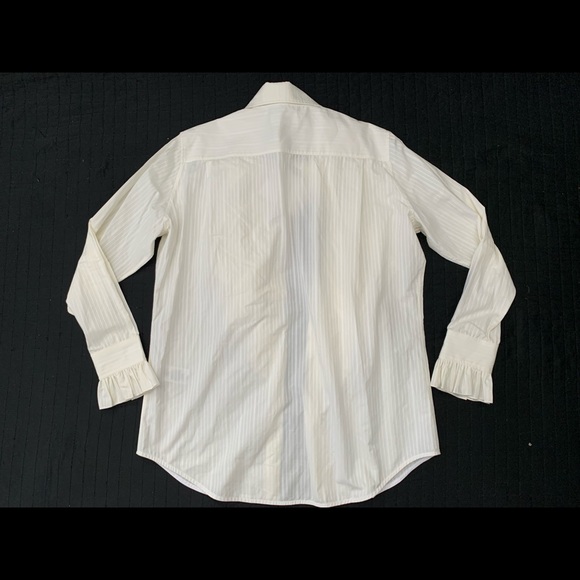 Victoria Beckham, Ruffle Front Button Down Shirt - Picture 9 of 12